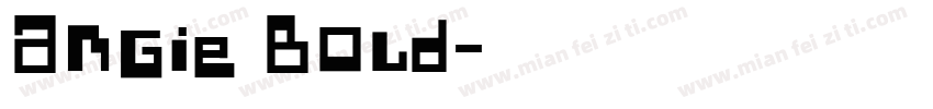 Angie Bold字体转换